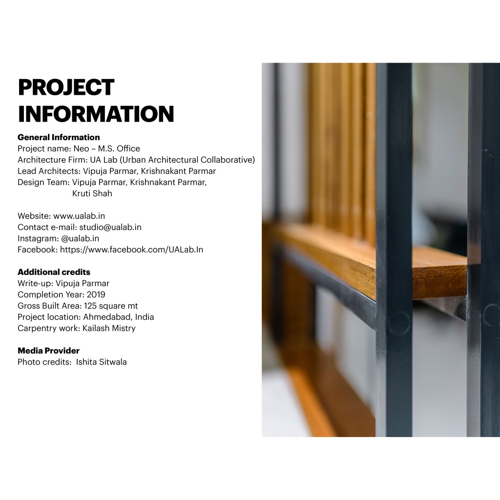 Mild Steel Office, An Office Interior – urban architectural collaborative
