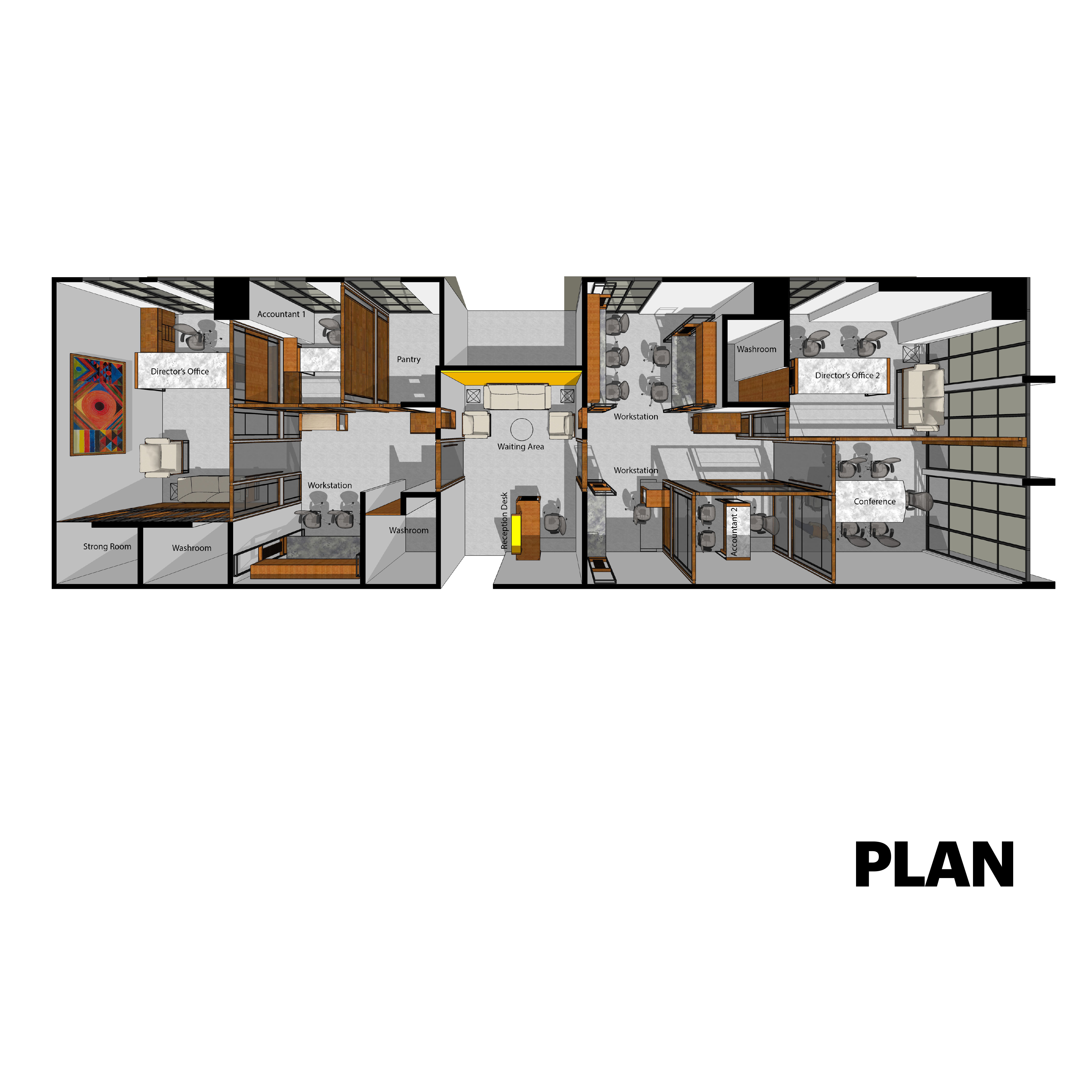 Mild Steel Office, An Office Interior – urban architectural collaborative