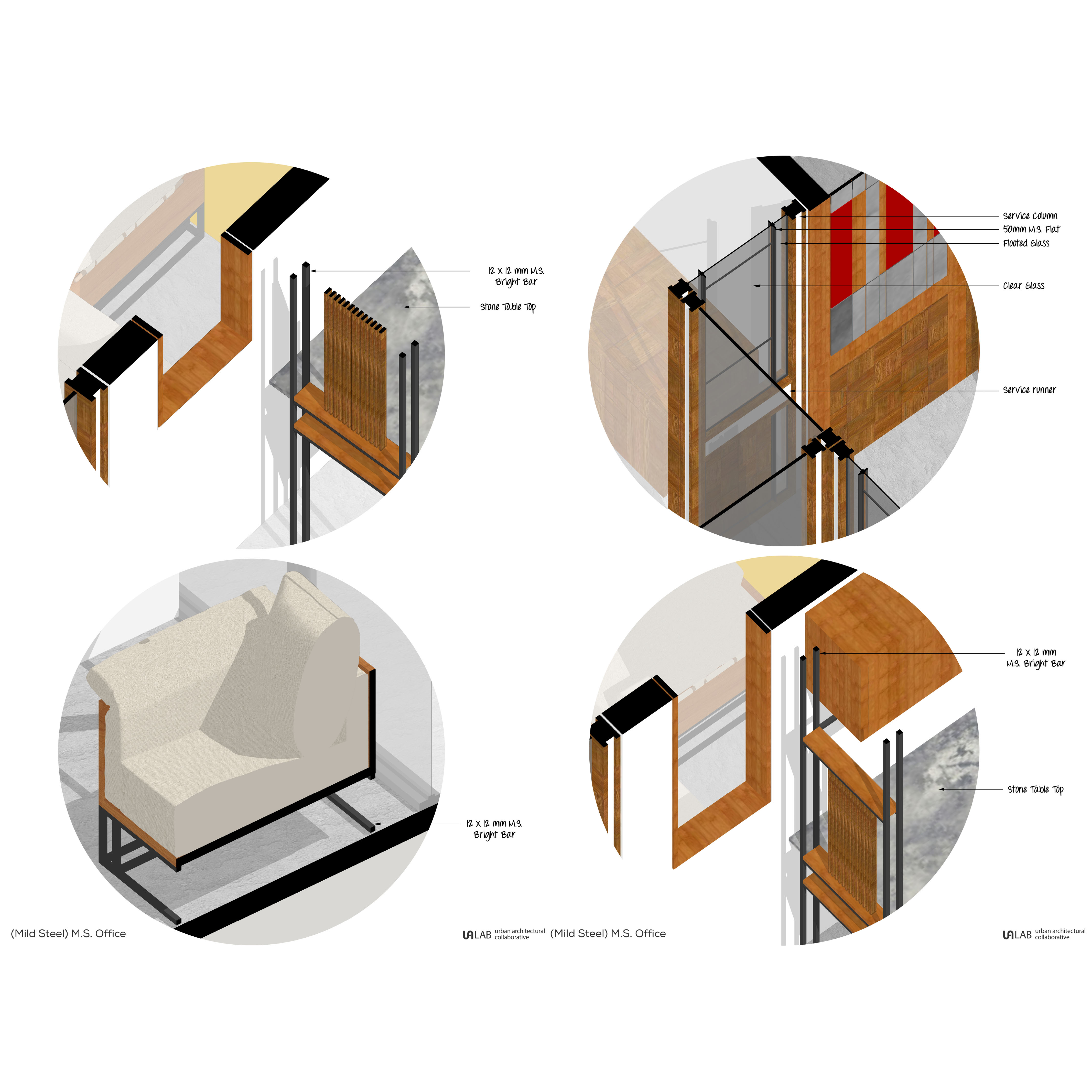 Mild Steel Office, An Office Interior – urban architectural collaborative